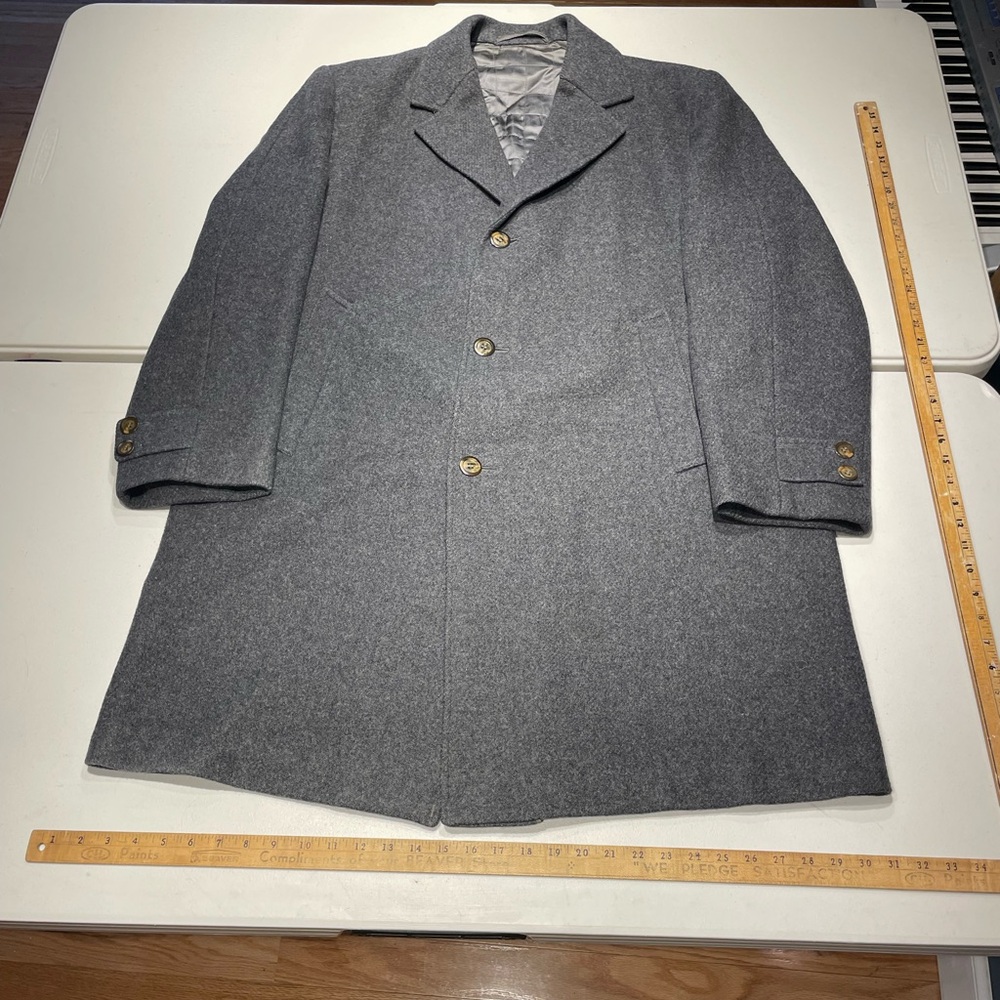 Vintage Meisterkrone German Overcoat with Belted Back
